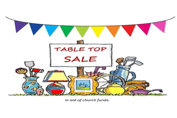 Table top sale